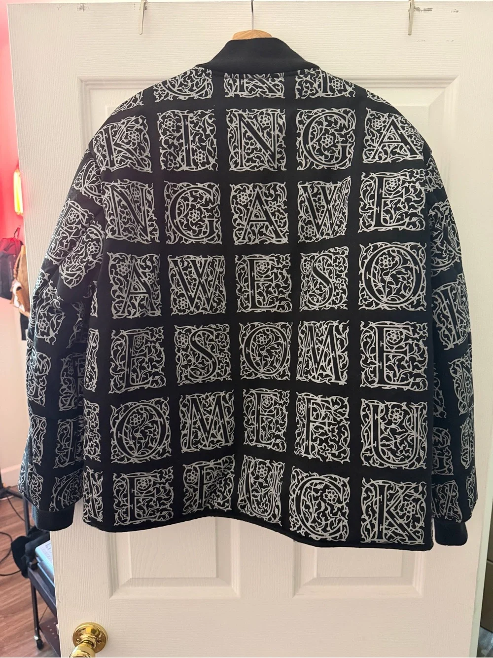 FA Black Jacket with Purple Logo Patch